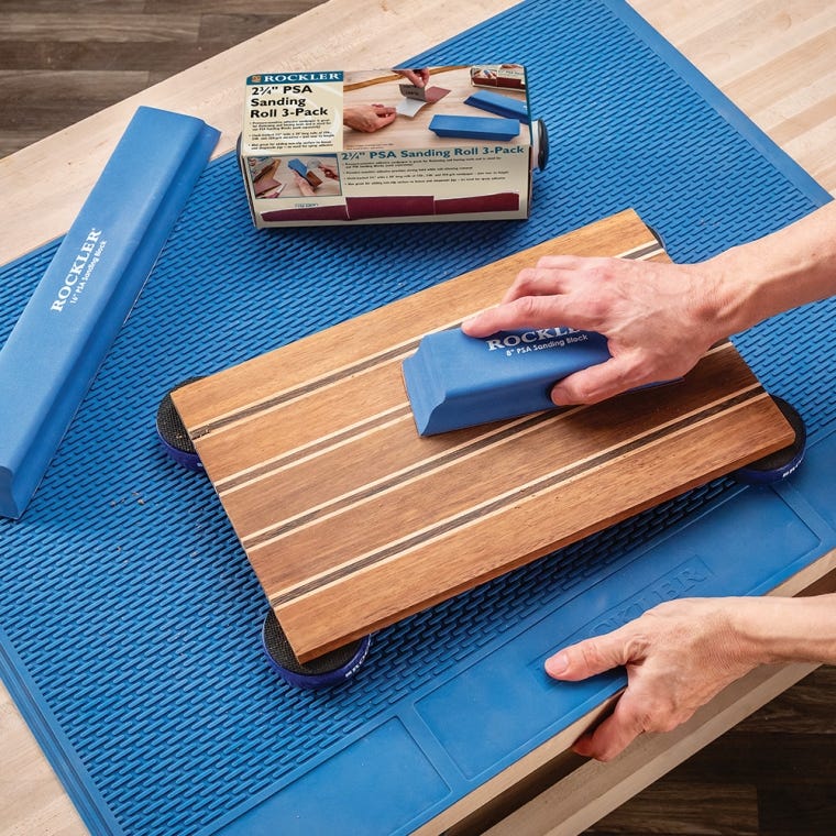 Rockler 2-3/4''W Pressure-Sensitive Adhesive Sanding Roll 3-Pack, 150-Grit, 240-Grit and 320-Grit - full pic 