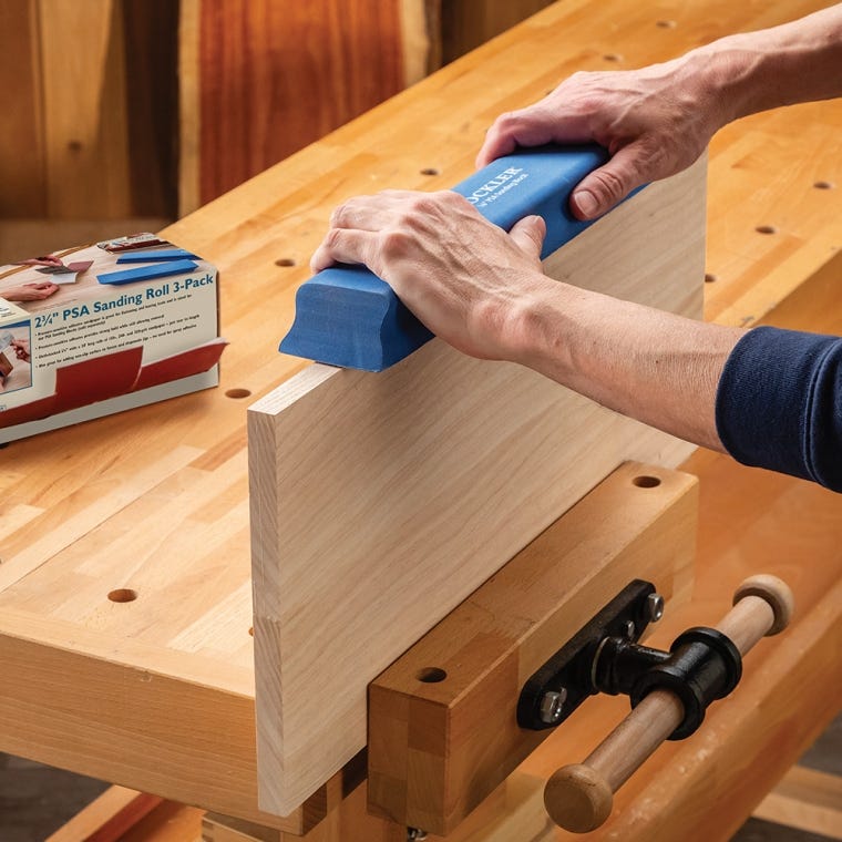 Rockler 2-3/4''W Pressure-Sensitive Adhesive Sanding Roll 3-Pack, 150-Grit, 240-Grit and 320-Grit - full pic 