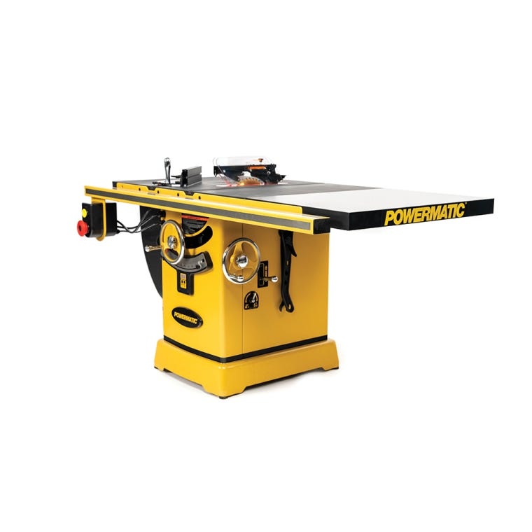 Powermatic ArmorGlide PM2000T 10'' Table Saw, 30'' Rip Accu-Fence, 3HP, 1PH, 230V - full pic 