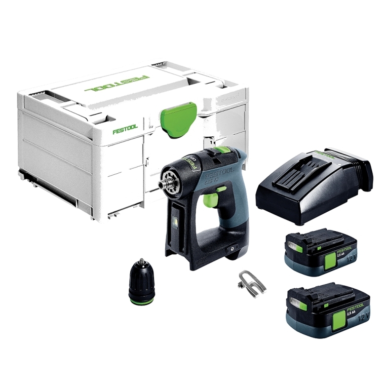 Festool Cordless Drill CXS 12 2.5-Plus (576868) - full pic 