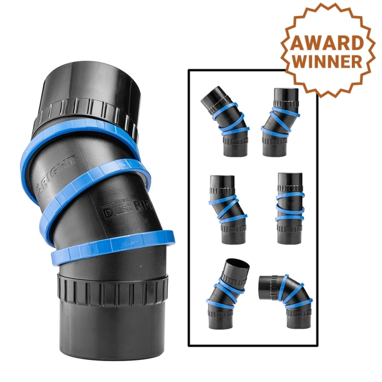 Dust Right Ready-Mount Dust Fitting, 4'' Articulating Port - main pic