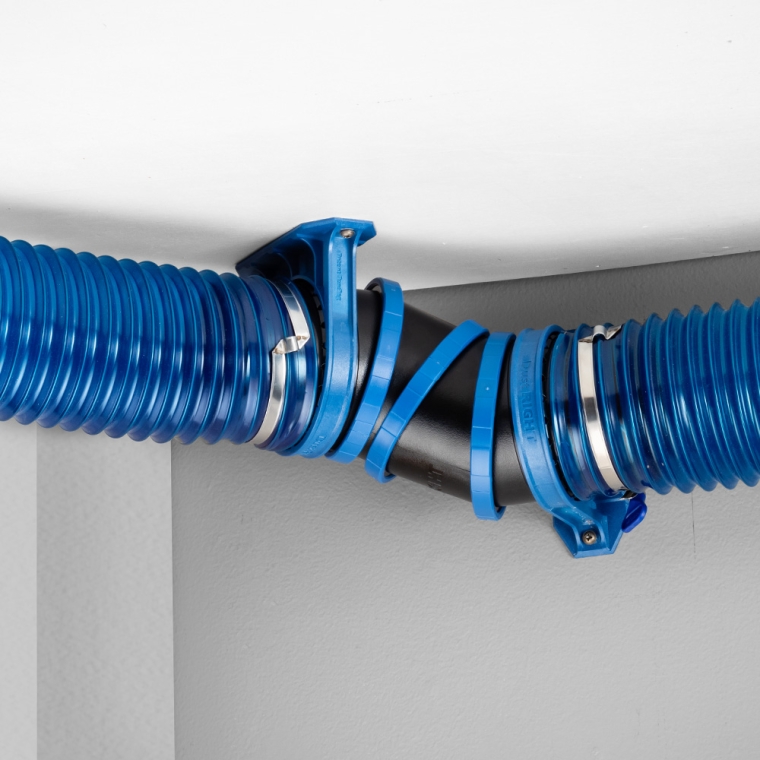 Dust Right Ready-Mount Dust Fitting, 4'' Articulating Port - full pic 