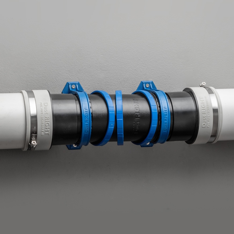 Dust Right Ready-Mount Dust Fitting, 4'' Articulating Port - full pic 