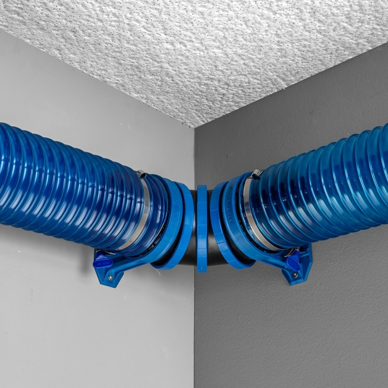 Dust Right Ready-Mount Dust Fitting, 4'' Articulating Port - full pic 