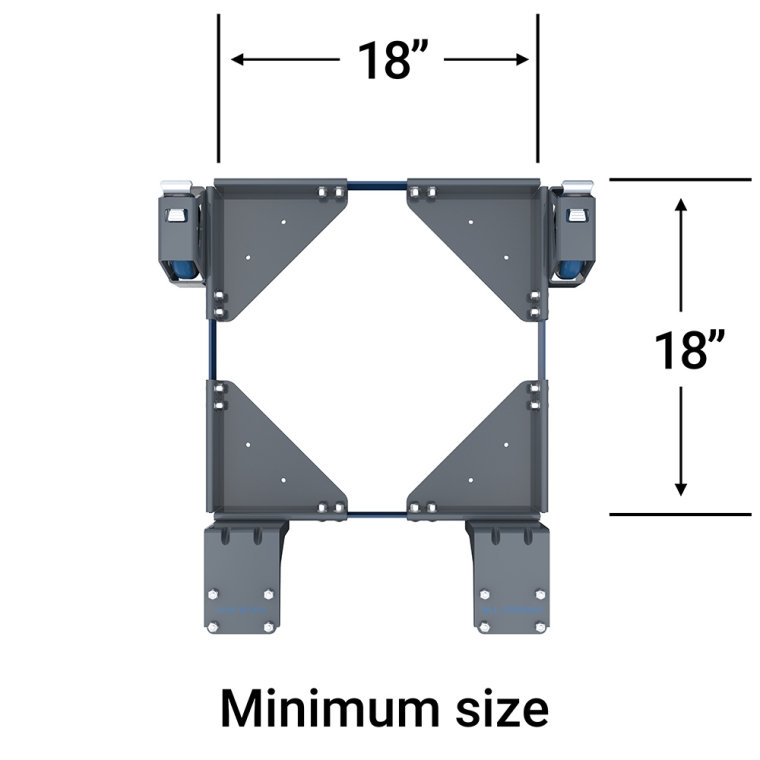 Rockler All-Terrain Mobile Base—Holds Up to 1,000 lbs! - full pic 