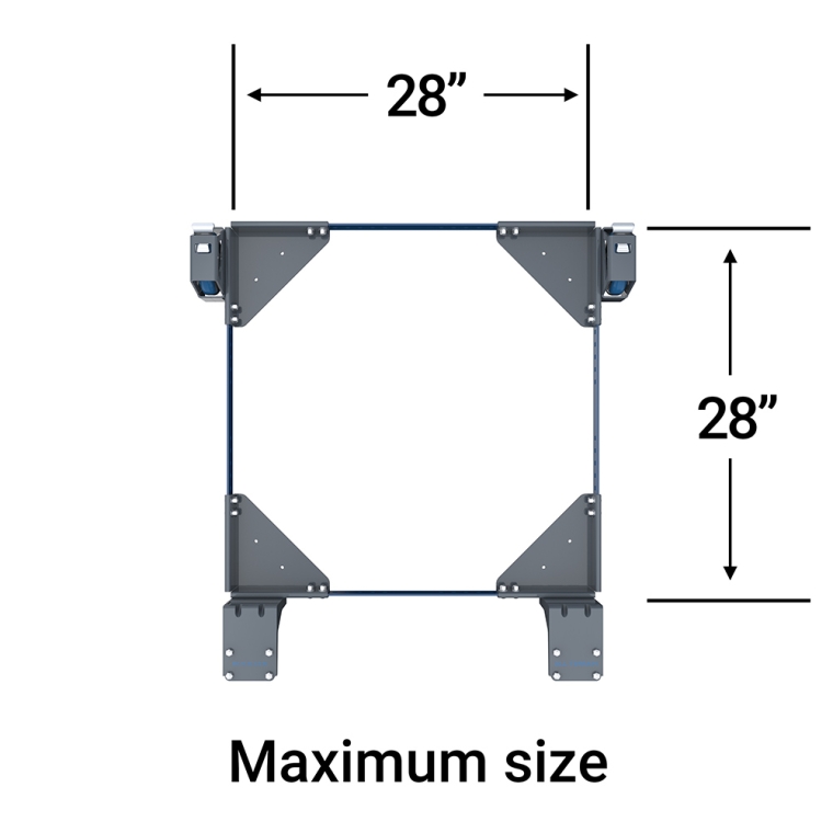Rockler All-Terrain Mobile Base—Holds Up to 1,000 lbs! - full pic 