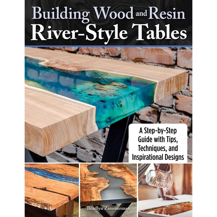 Building Wood and Resin River-Style Tables, Paperback Book - main pic