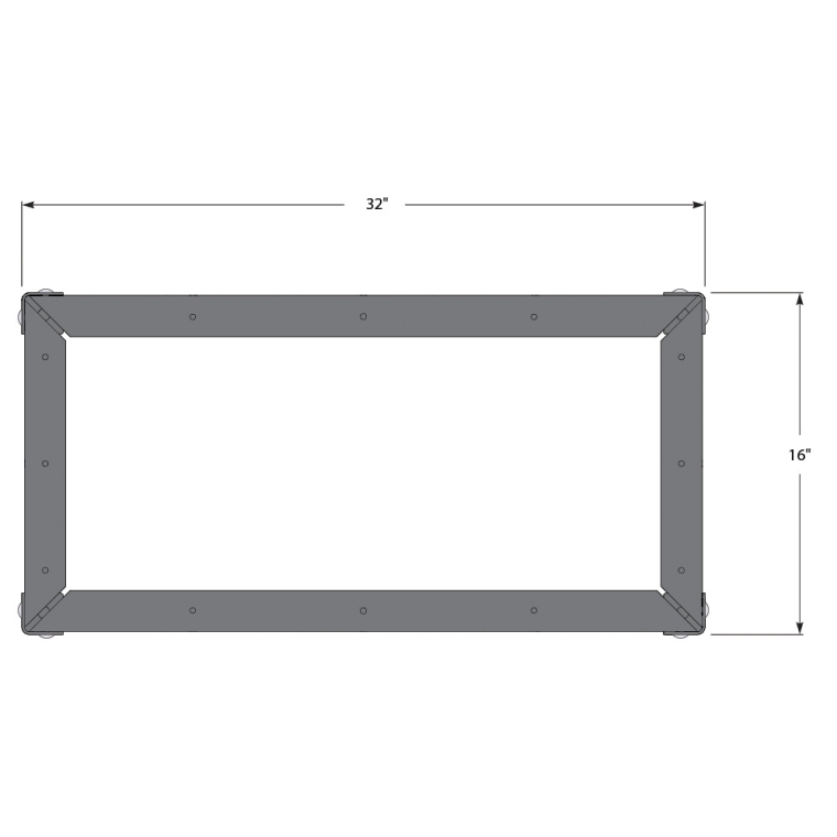 Rockler Rock-Steady Work Stand Kit, 32''W x 16''D x 28''H - full pic 