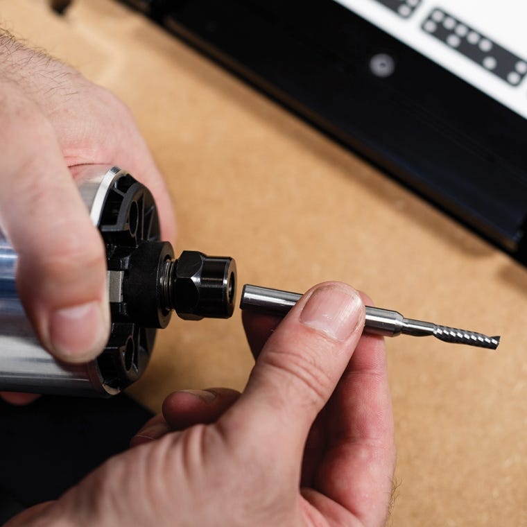 Shaper CNC 5mm x 20mm Up-Spiral O-Flute Router Bit - full pic 