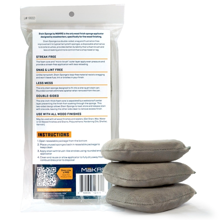 MaKRS Stain Sponges, 3-Pack - full pic 