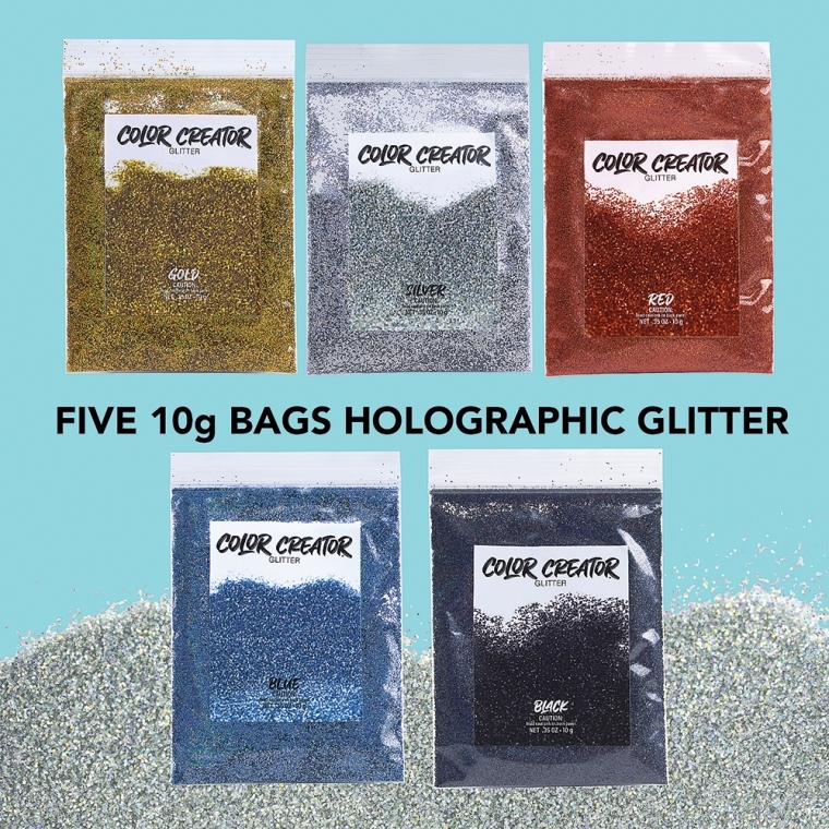 MAS Color Creator Premier Gift Pack of 20 Assorted Dyes, Powders and Glitters - full pic 