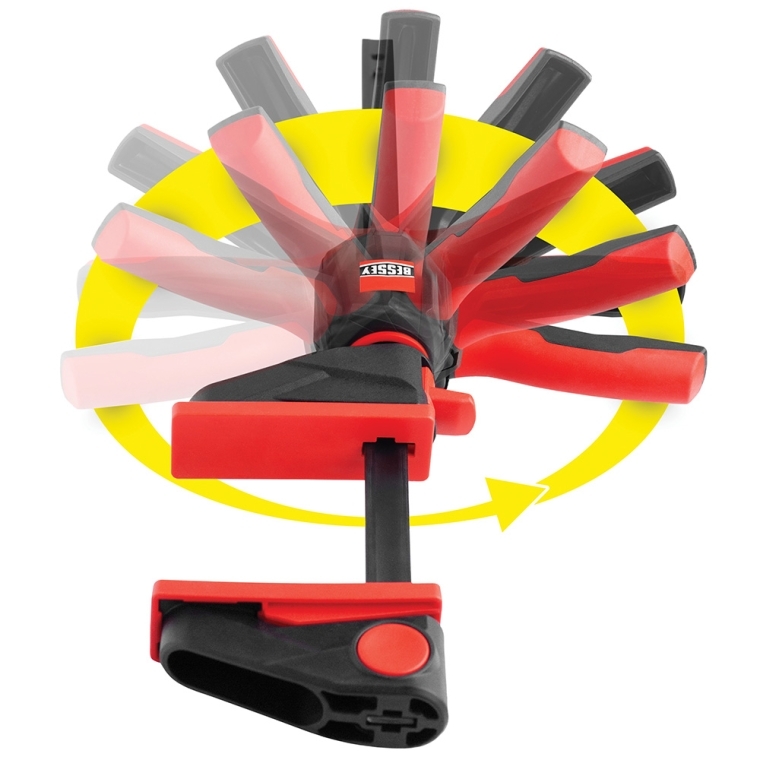 Bessey One-Handed Trigger Clamps with Rotating Handles - full pic 