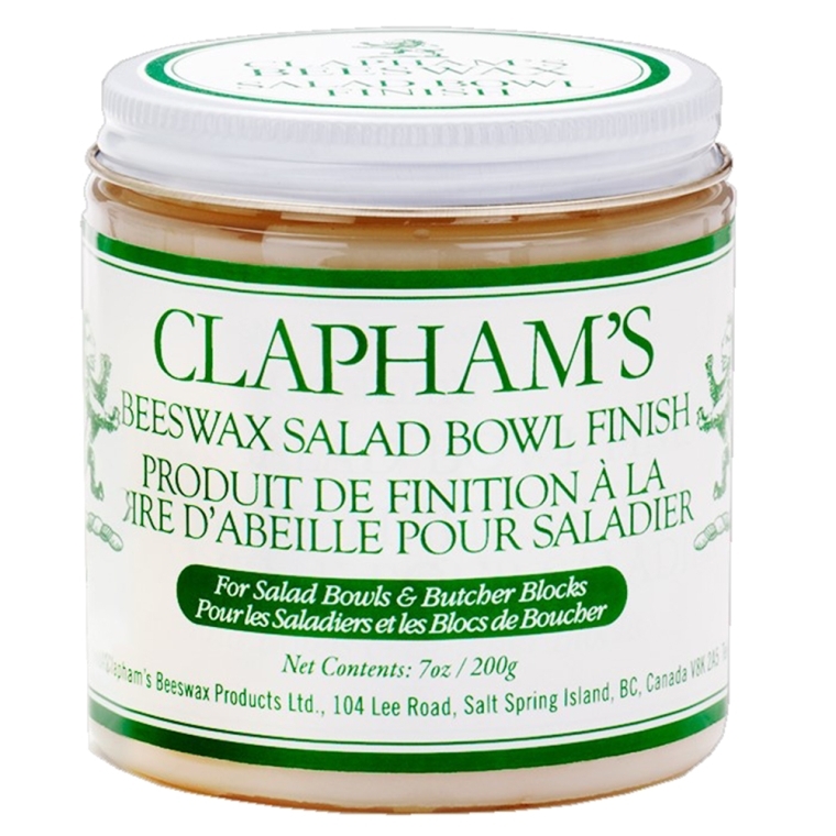 Clapham's Beeswax Salad Bowl Finish, 7 oz. - main pic
