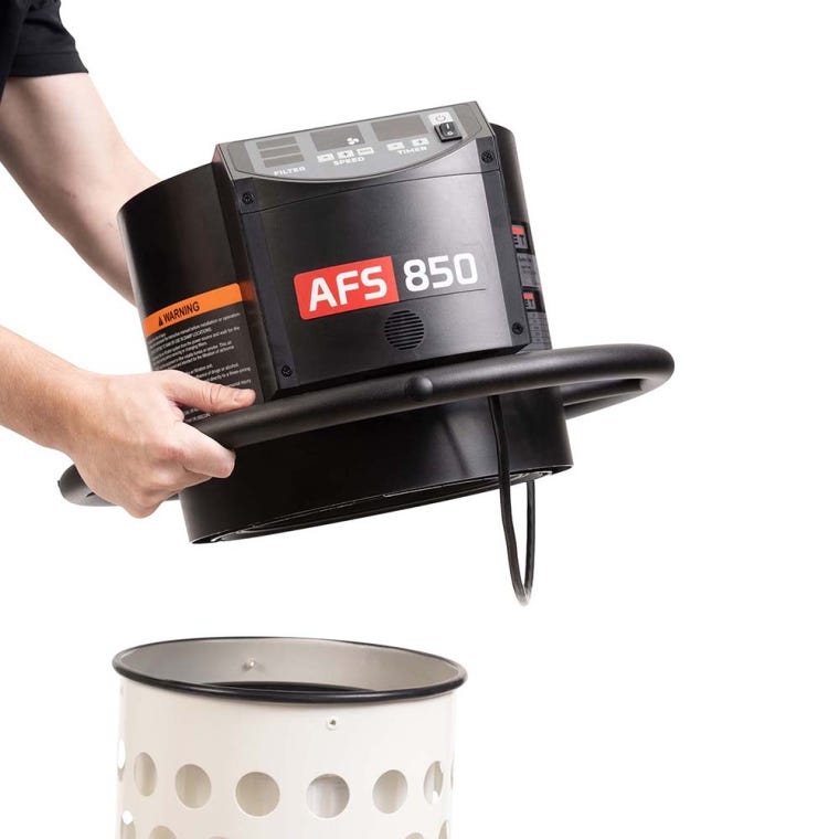 Jet Air Filtration System AFS-850, 850 CFM, 1-Phase, 120V - full pic 