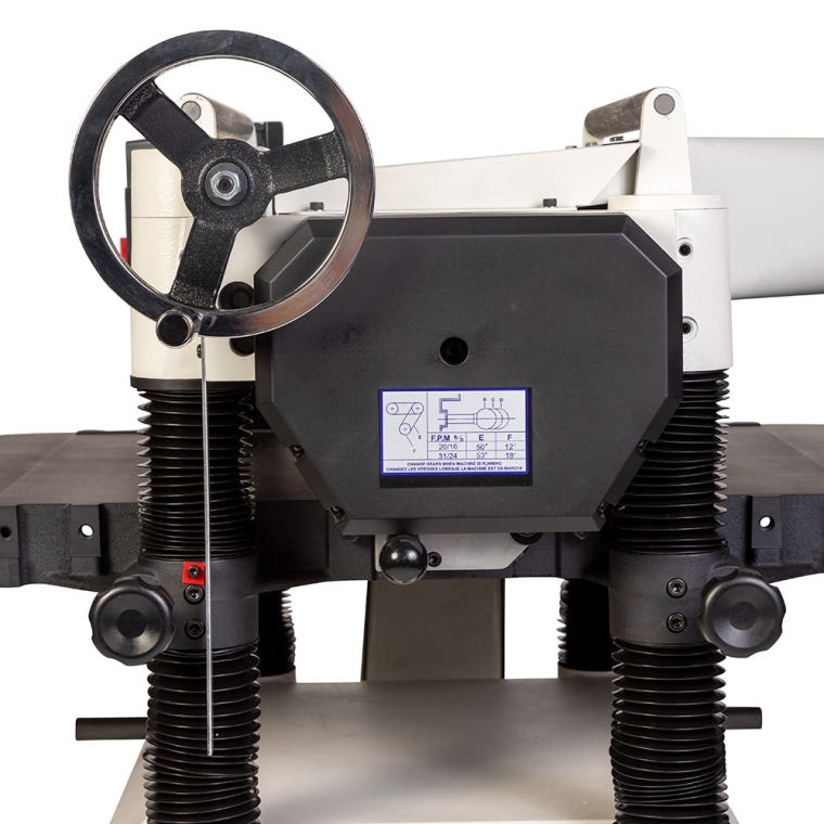 Jet Black Helical Head Planer JWP-208HH, 20'' Head, 5HP, 1PH - full pic 