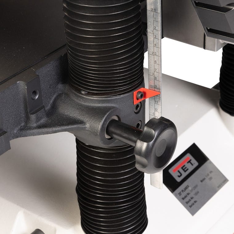 Jet Black Helical Head Planer JWP-208HH, 20'' Head, 5HP, 1PH - full pic 