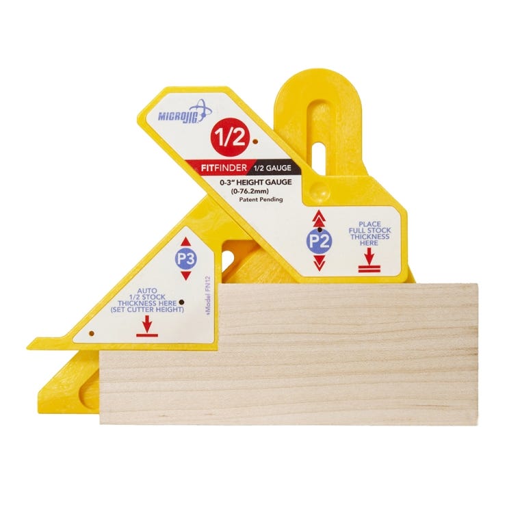 Micro Jig FitFinder 1/2 Gauge Center Finder - full pic 