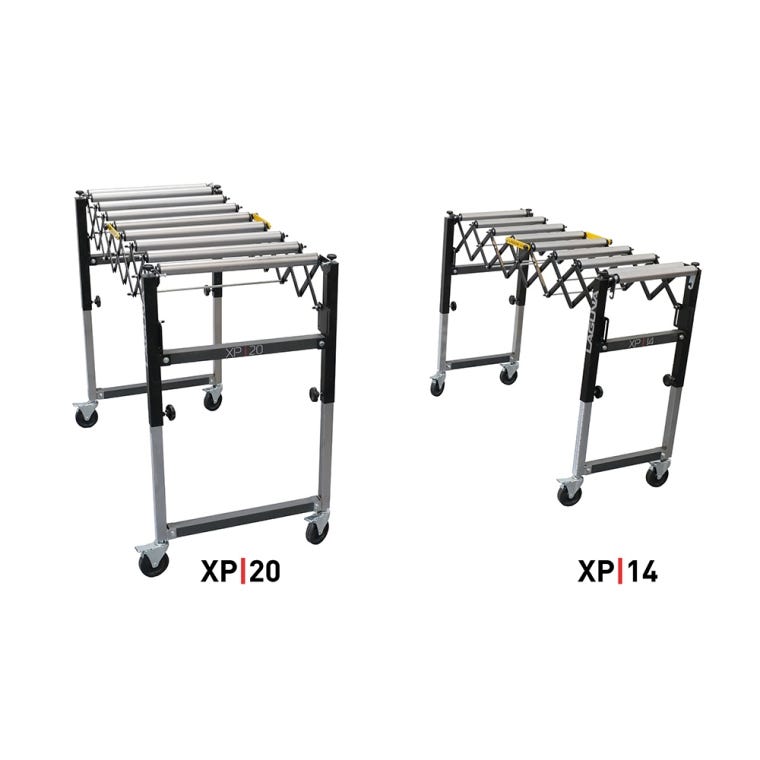 Laguna Tools XP Expandable Roller Conveyor Tables - full pic 