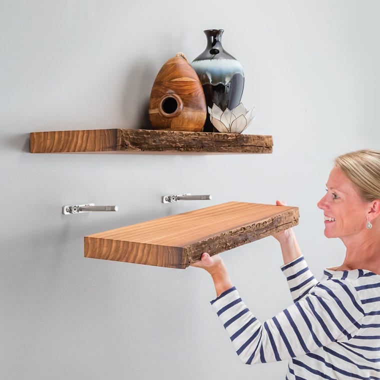Rockler I-Semble Heavy-Duty Floating Shelf Supports, Pair - full pic 