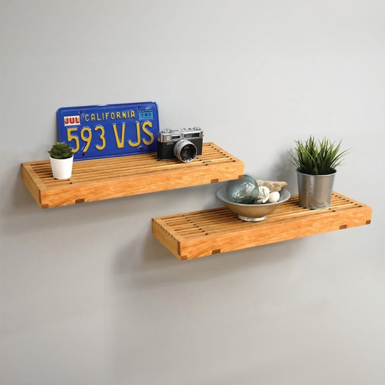 Rockler I-Semble Heavy-Duty Floating Shelf Supports, Pair - full pic 