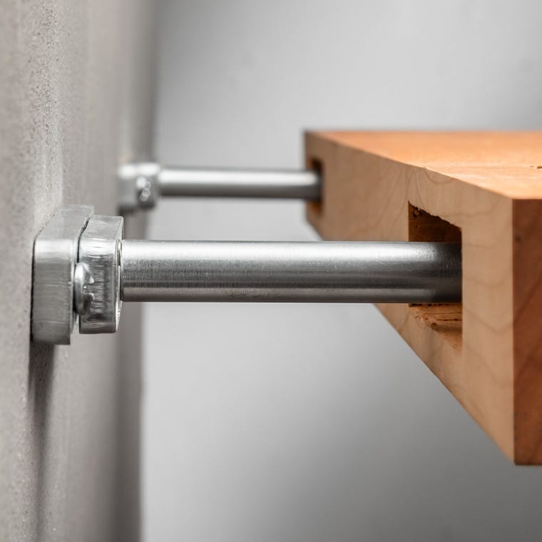 Rockler I-Semble Heavy-Duty Floating Shelf Supports, Pair - full pic 