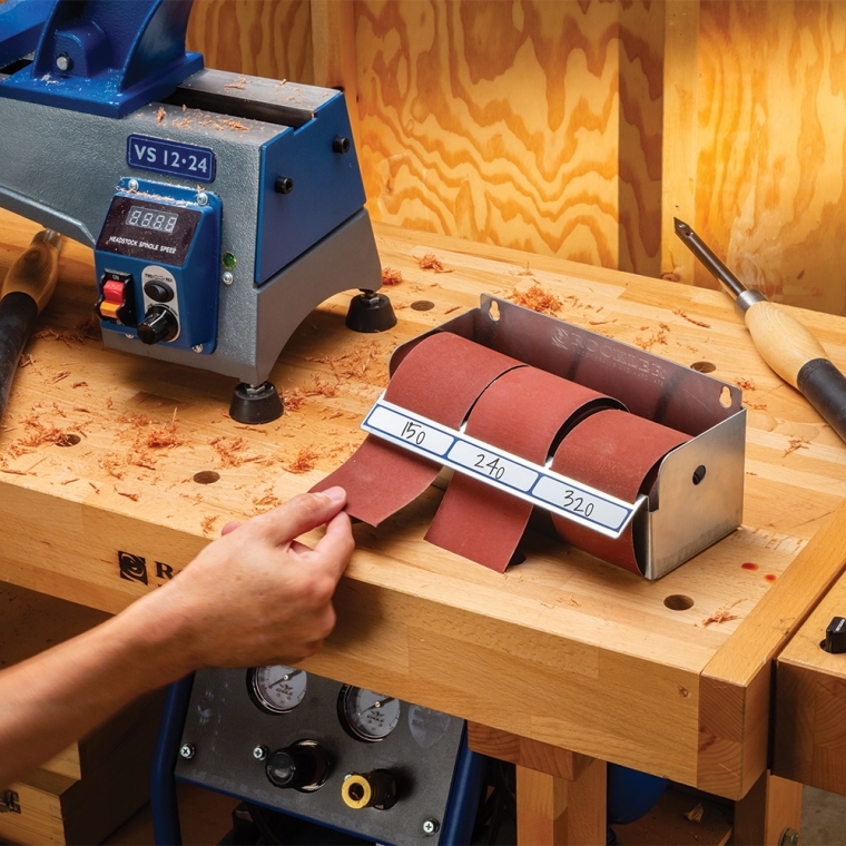 Rockler 2-3/4'' Sandpaper Roll Dispenser - full pic 