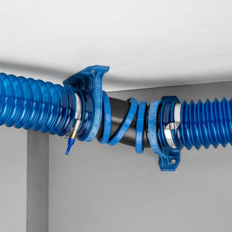 Dust Right Ready-Mount Dust Fitting, 2-1/2'' Articulating Port - full pic 
