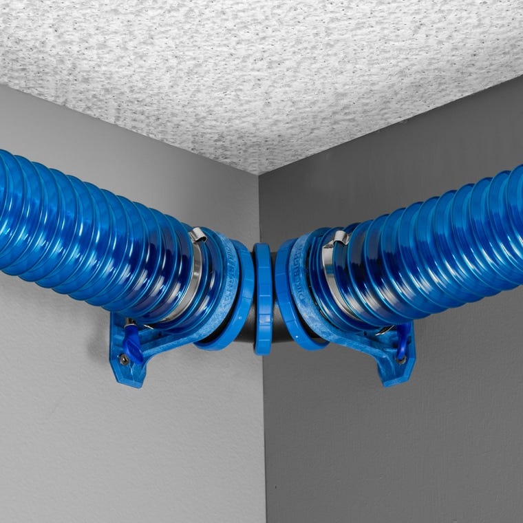 Dust Right Ready-Mount Dust Fitting, 2-1/2'' Articulating Port - full pic 