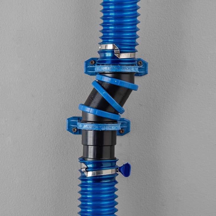 Dust Right Ready-Mount Dust Fitting, 2-1/2'' Articulating Port - full pic 