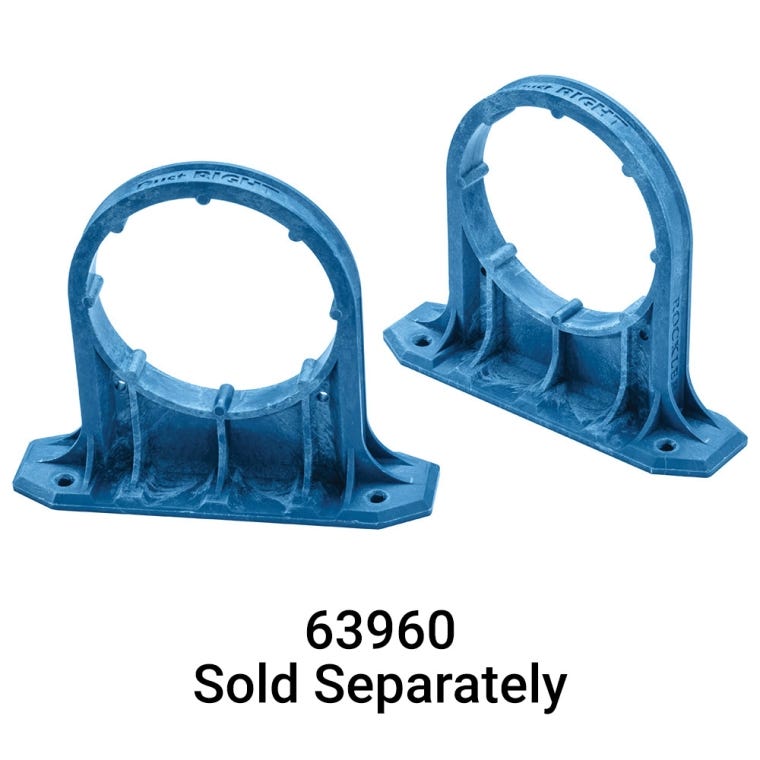 Dust Right Ready-Mount Dust Fitting, 2-1/2'' Articulating Port - full pic 