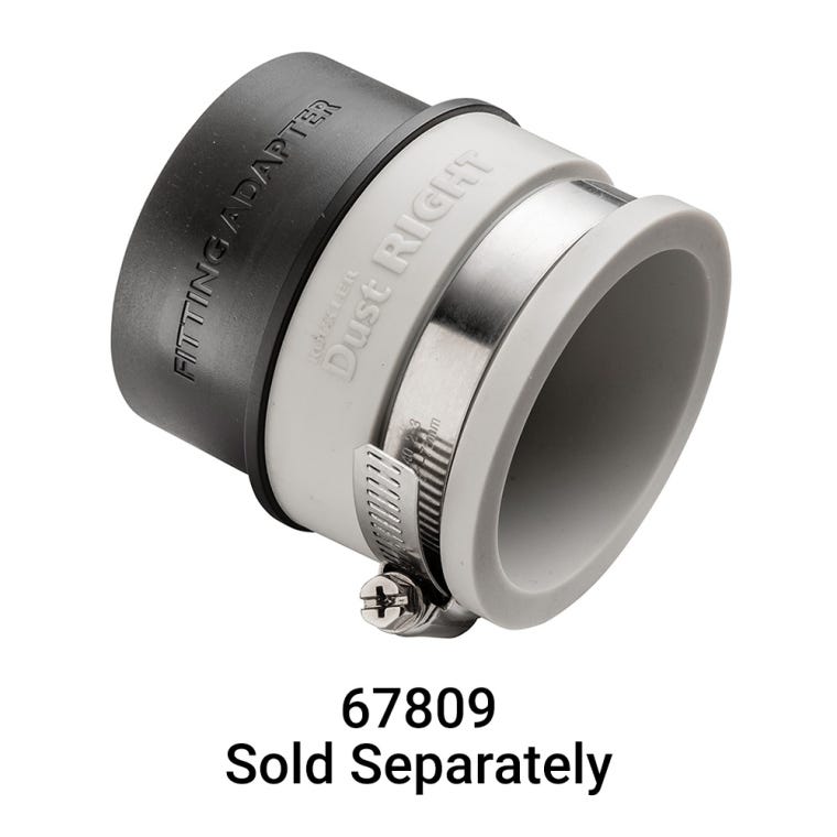 Dust Right Ready-Mount Dust Fitting, 2-1/2'' Articulating Port - full pic 