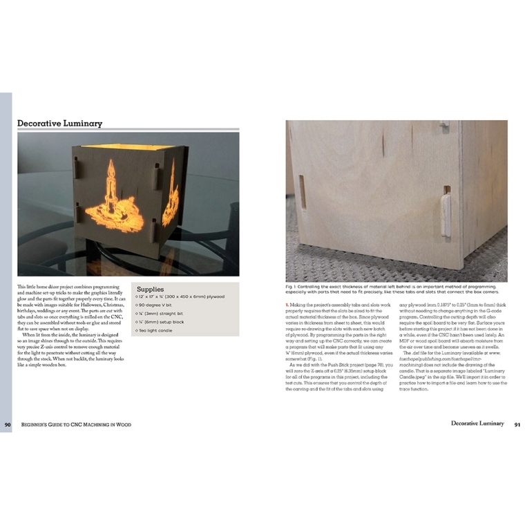 Beginner's Guide to CNC Machining in Wood, Paperback Book - full pic 