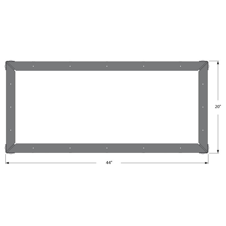 Rockler Rock-Steady Work Stand Kit, 44''W x 20''D x 32''H - full pic 
