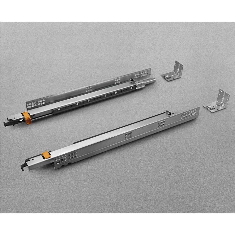 Salice Progressa Soft-Close Full-Extension Undermount Drawer Slides (Pairs) - full pic 