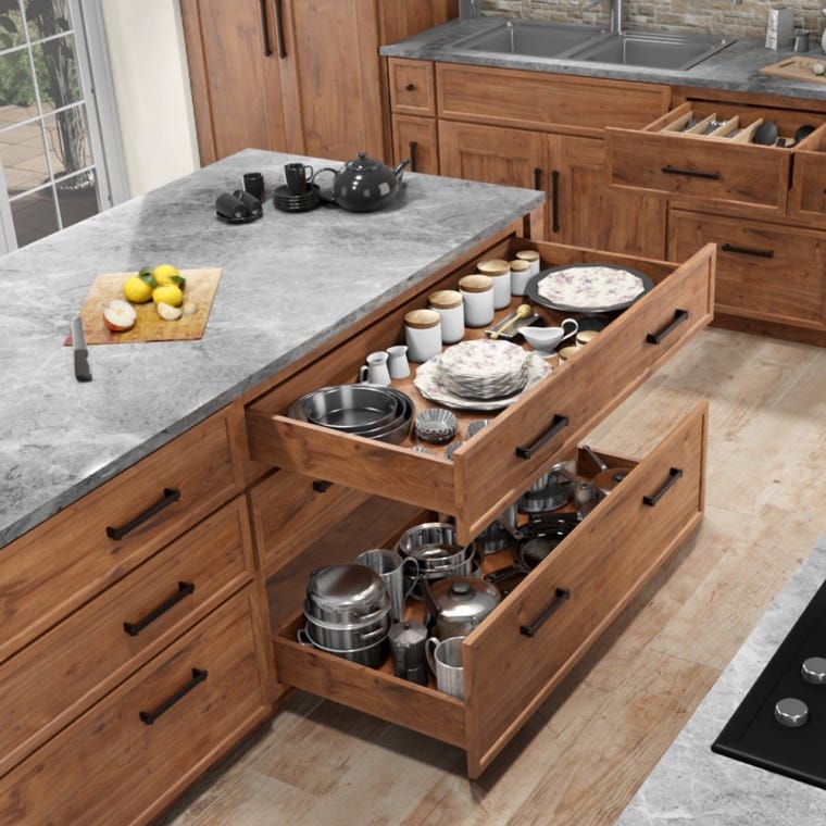 Salice Progressa Soft-Close Full-Extension Undermount Drawer Slides (Pairs) - full pic 