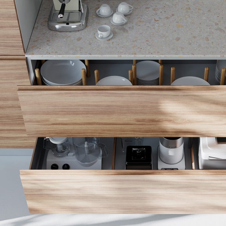 Salice Progressa Soft-Close Full-Extension Undermount Drawer Slides (Pairs) - full pic 