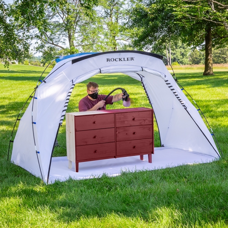 Rockler Dual-Access Spray Booth - full pic 