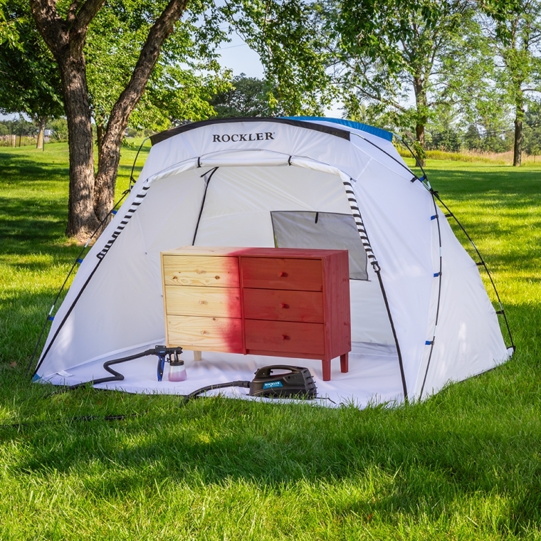 Rockler Dual-Access Spray Booth - full pic 
