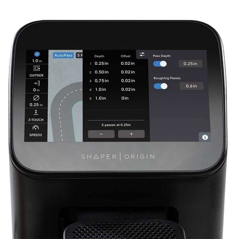 Shaper Origin Handheld CNC Router with Plate and Workstation Packages - full pic 