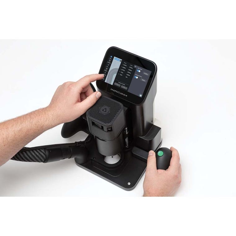 Shaper Origin Handheld CNC Router with Plate and Workstation Packages - full pic 