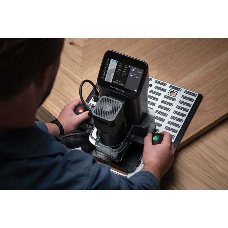 Shaper Origin Handheld CNC Router with Plate and Workstation Packages - full pic 
