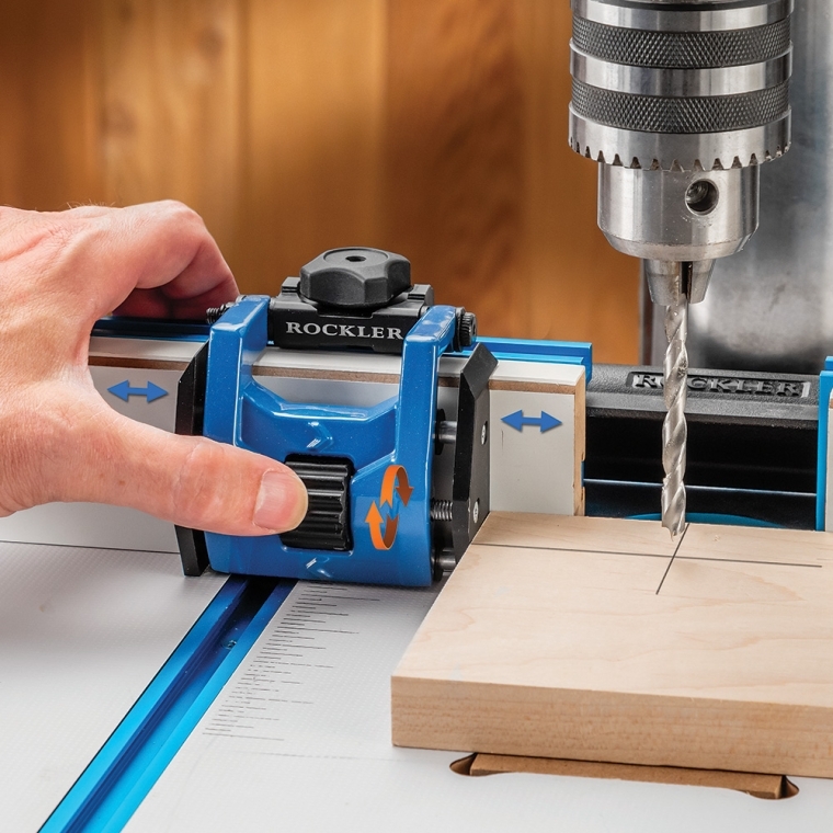 Rockler Micro-Adjust Fence Flip Stop - full pic 