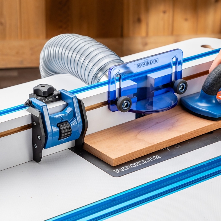 Rockler Micro-Adjust Fence Flip Stop - full pic 