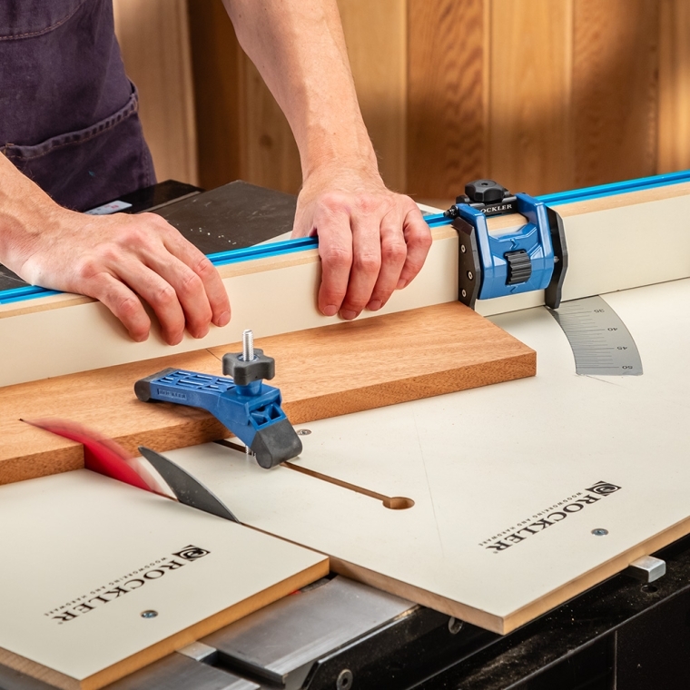 Rockler Micro-Adjust Fence Flip Stop - full pic 