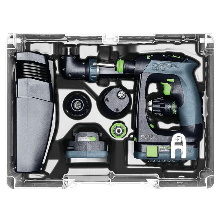 Festool Cordless Drill CXS 18 HPC4.0 I-Set (576889) - full pic 