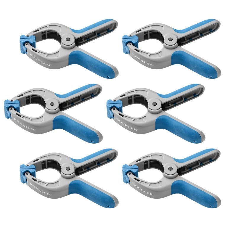 Rockler Small Spring Clamps, 6-Pack - full pic 
