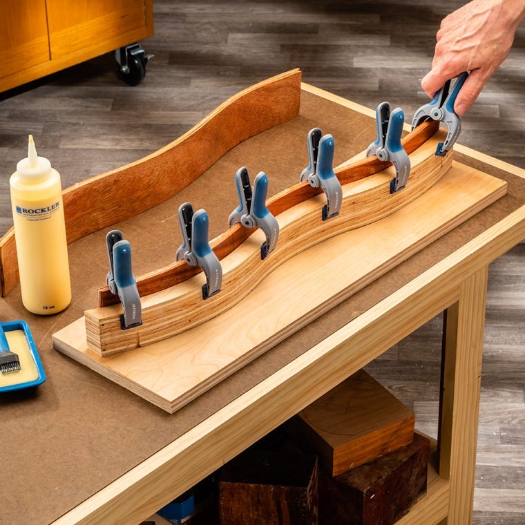Rockler Small Spring Clamps, 6-Pack - full pic 