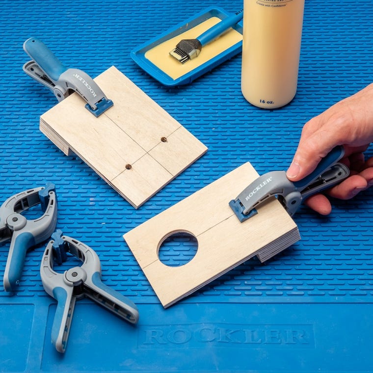 Rockler Small Spring Clamps, 6-Pack - full pic 