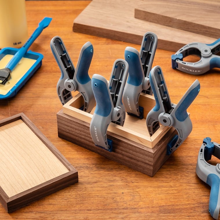 Rockler Small Spring Clamps, 6-Pack - full pic 
