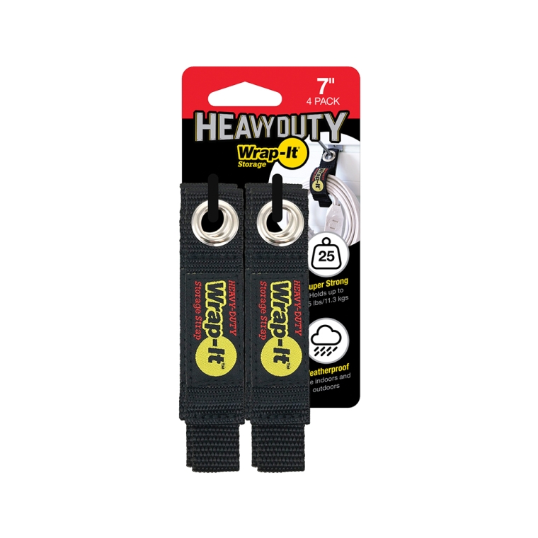 Wrap-It Heavy-Duty Hook-and-Loop Storage Straps with Grommets - full pic 